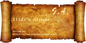Illés Alinda névjegykártya